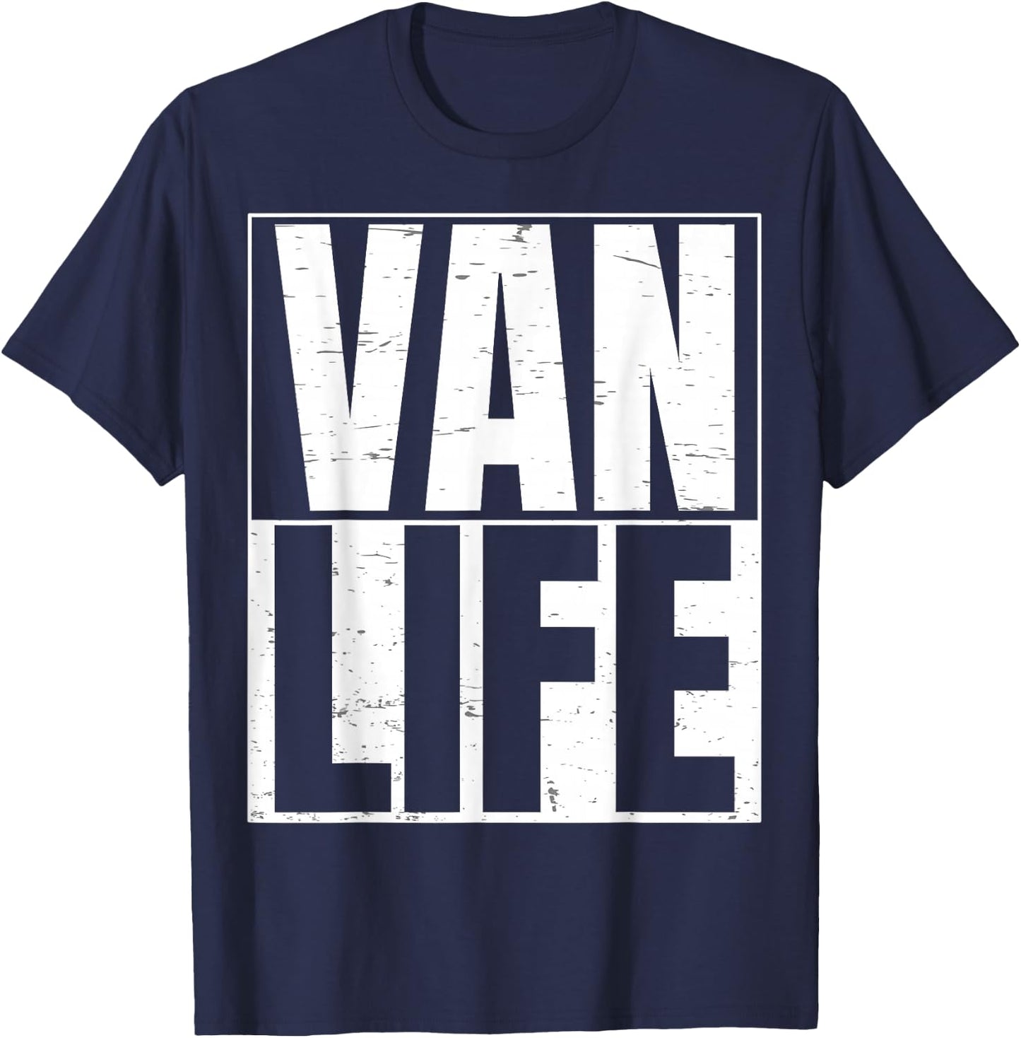 Van Life Gift a Van Life Vans Design Fans T-Shirt - T-Shirt | Navy