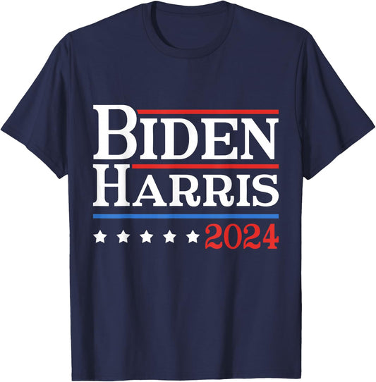 2024 Kamala Harris Joe Biden T-Shirt - T-Shirt | Navy
