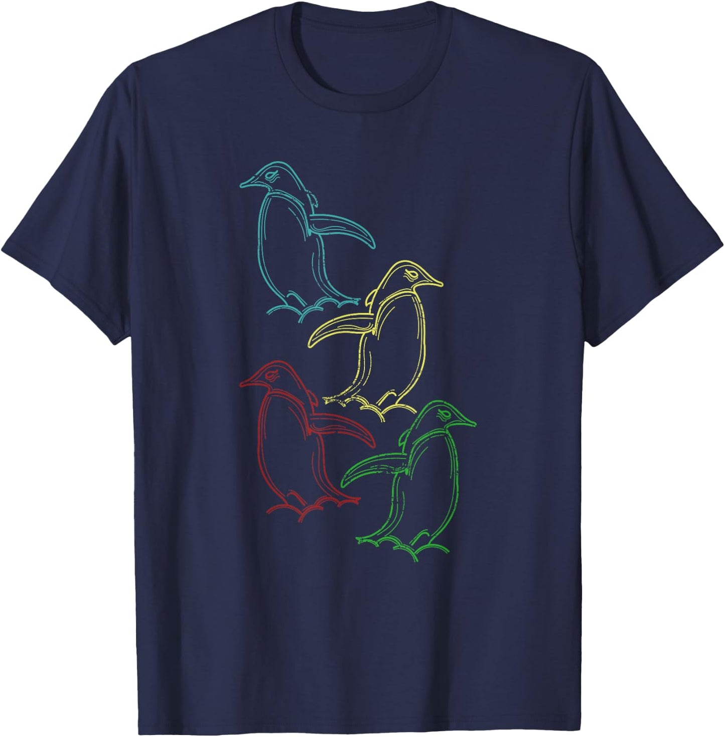 Antarctica Animal Bird Zoo Keeper Gift Penguin T-Shirt - T-Shirt | Navy