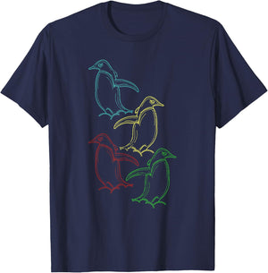 Antarctica Animal Bird Zoo Keeper Gift Penguin T-Shirt - T-Shirt | Navy