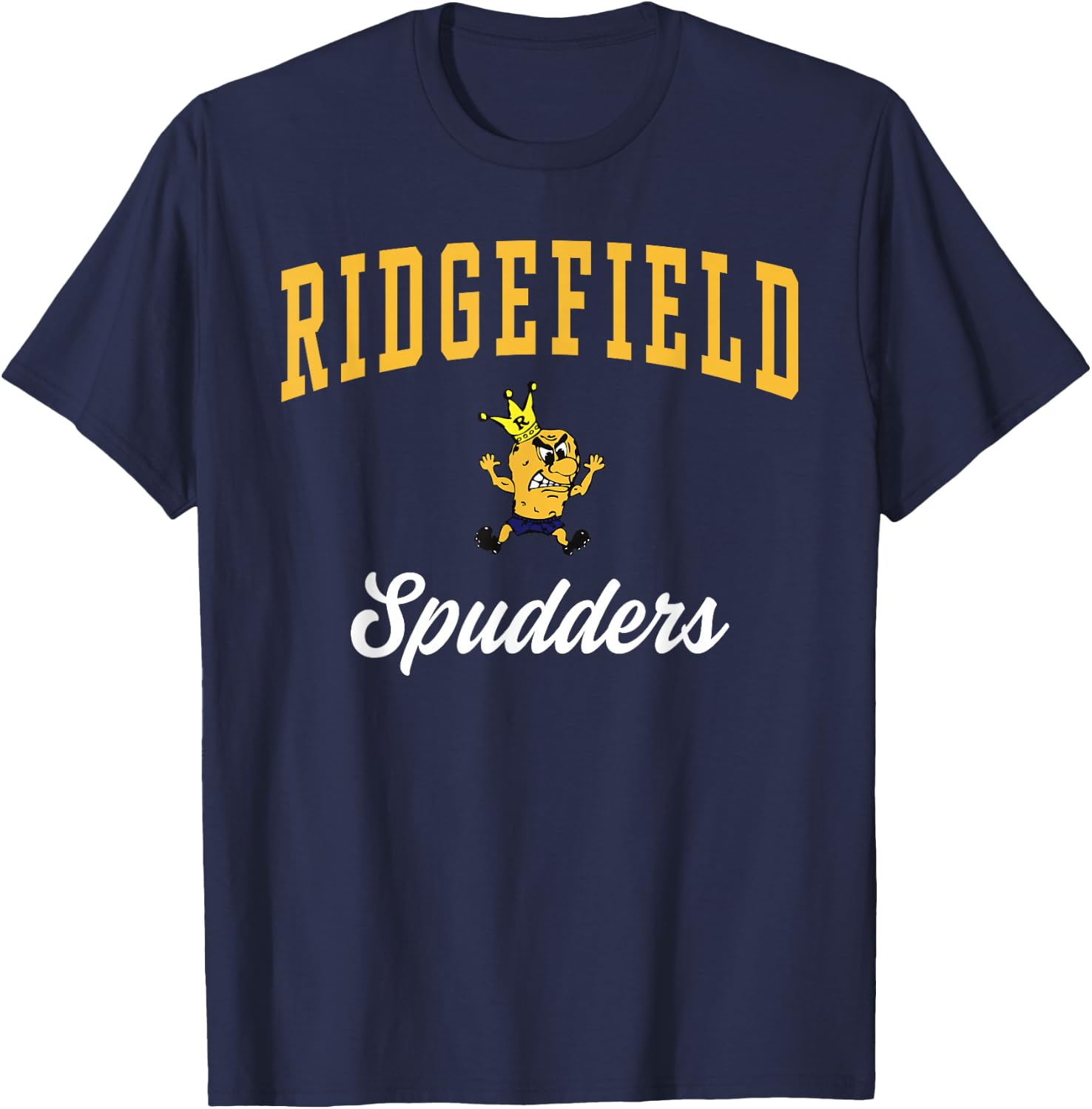 Ridgefield High School Spudders T-Shirt - T-Shirt | Navy