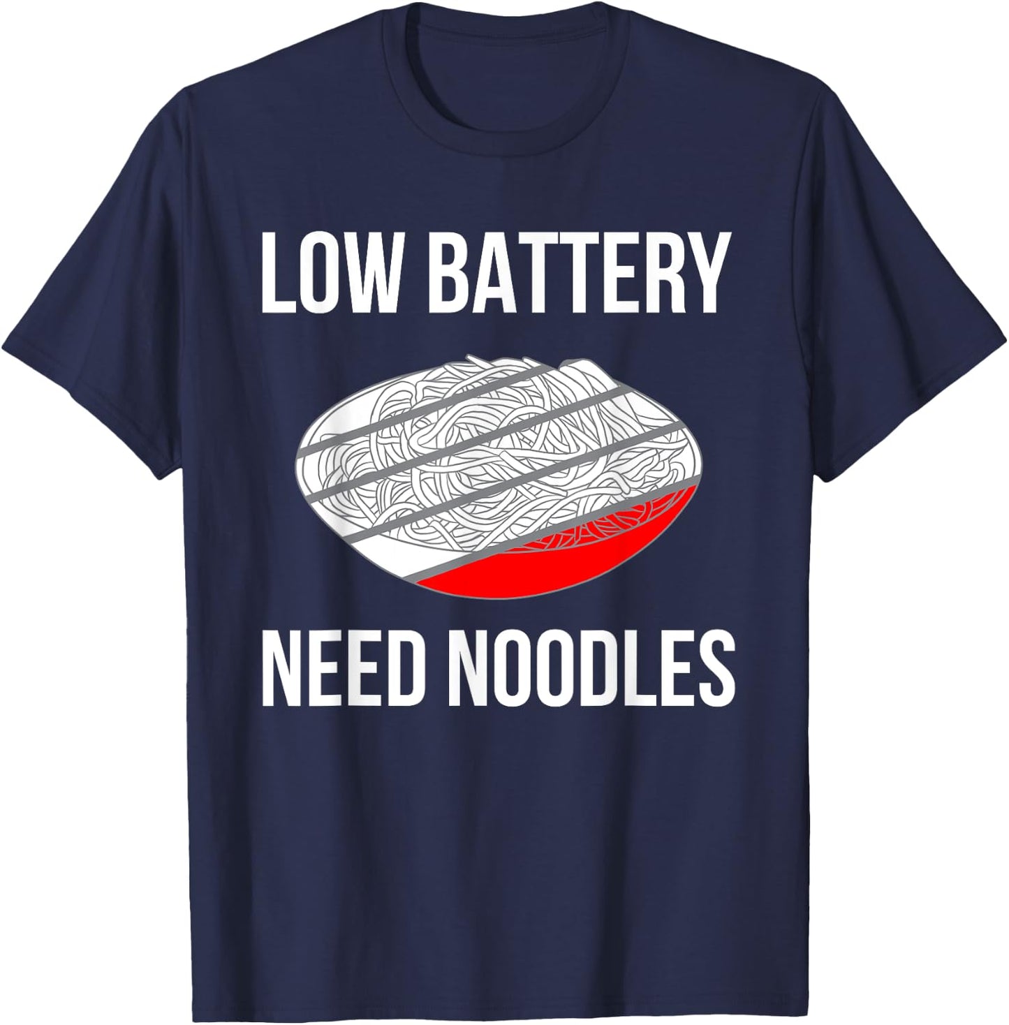 Funny Ramen Noodle Pasta Instant Lunch Men Women Kids Gifts T-Shirt - T-Shirt | Navy