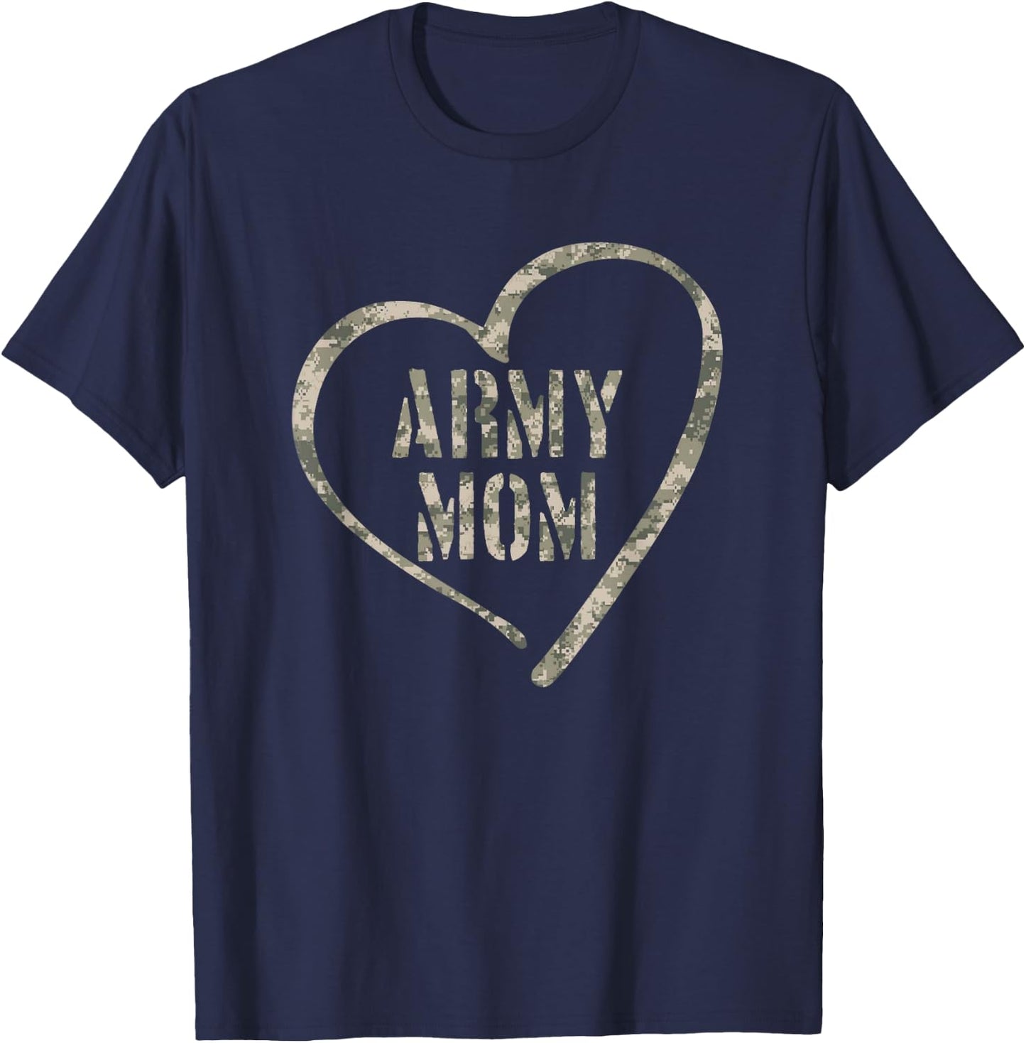 Army Mom Proud Military Mother Serviceman Soldier Mom T-Shirt - T-Shirt | Navy