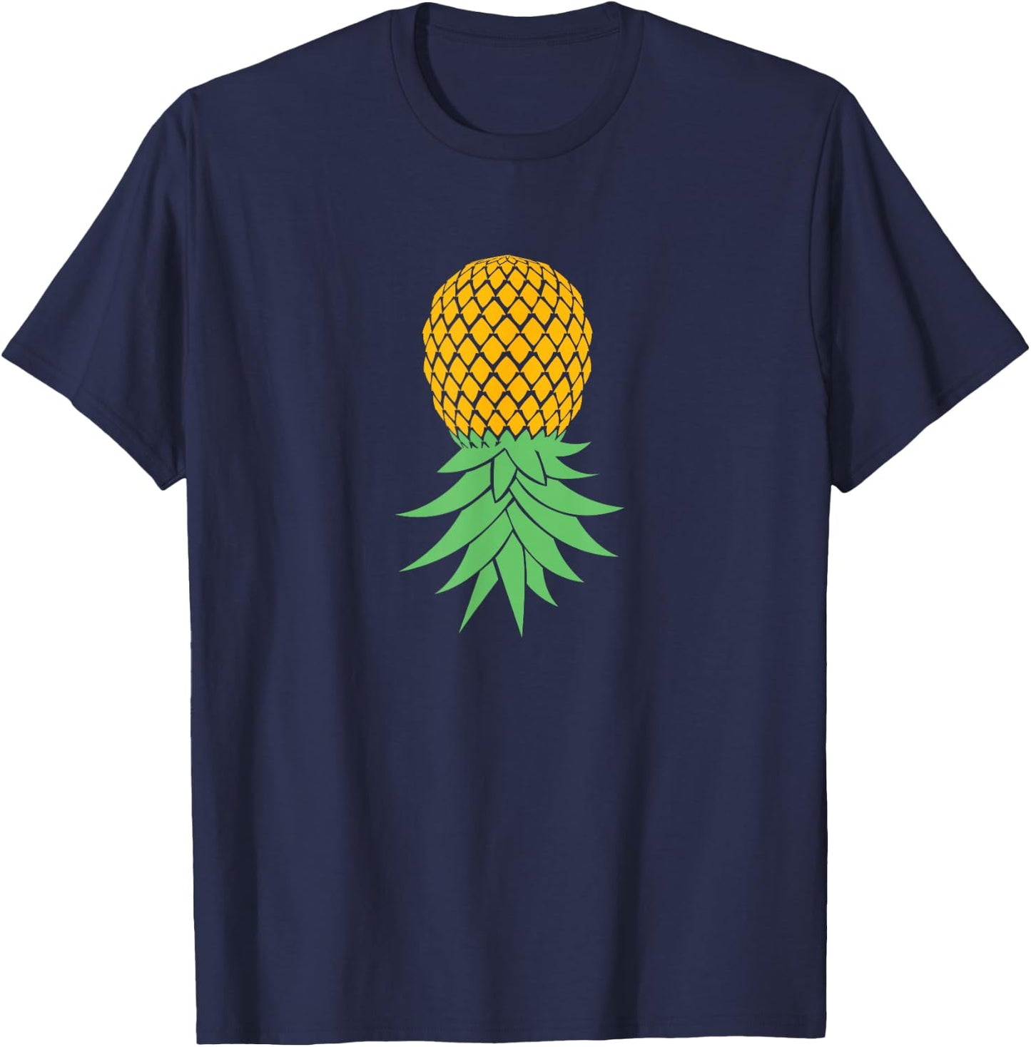 Upside Down Pineapple for Swingers T-Shirt - T-Shirt | Navy