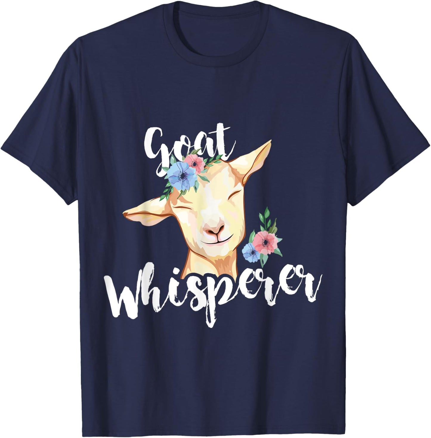 Goat Whisperer - Goat T-Shirt - T-Shirt | Navy