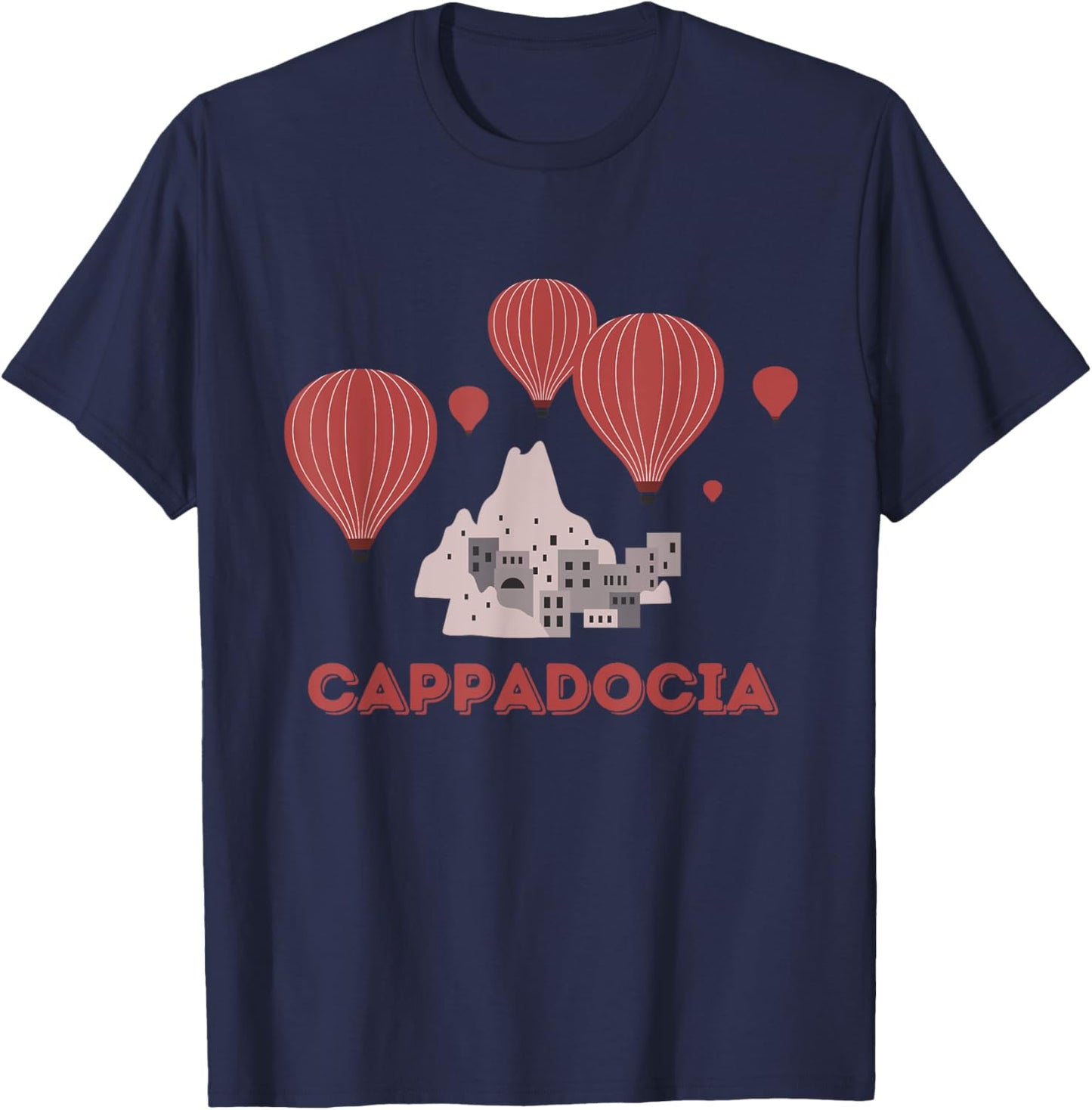 Cappadocia Travel Turkey Cappadocia Art Souvenir T-Shirt - T-Shirt | Navy