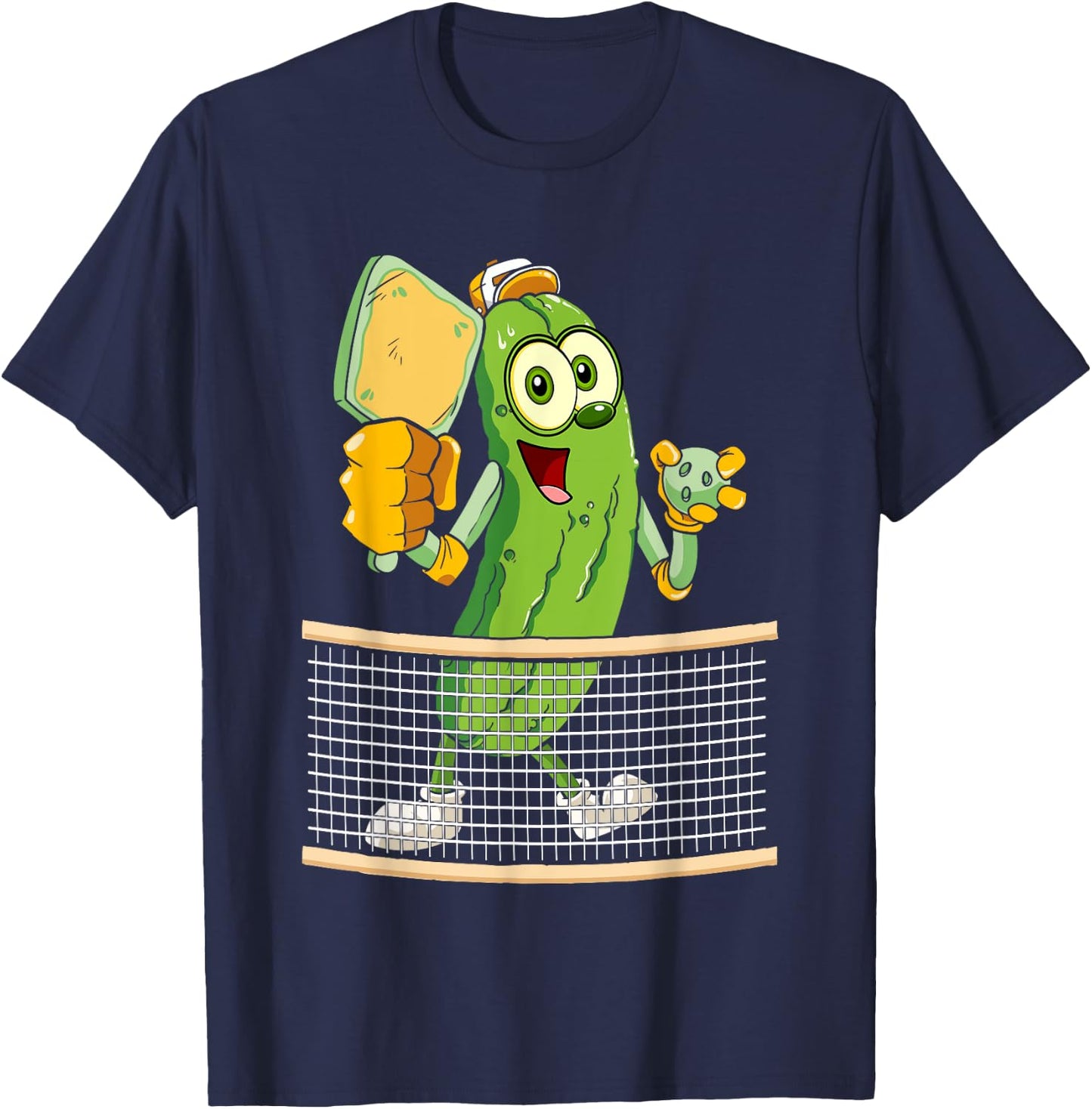 Funny Pickleball Player Men Women Pickle Ball Lover T-Shirt - T-Shirt | Navy