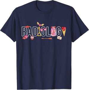 Valentines Radiology, Rad Tech Radiology Radiology, Rad Tech T-Shirt - T-Shirt | Navy