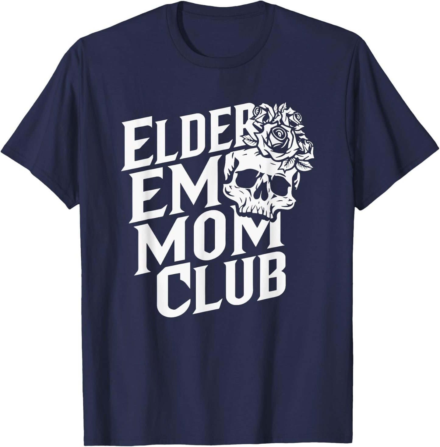 Elder Emo Mom Club Emo Lifestyle Emo Music Goth Subculture T-Shirt - T-Shirt | Navy