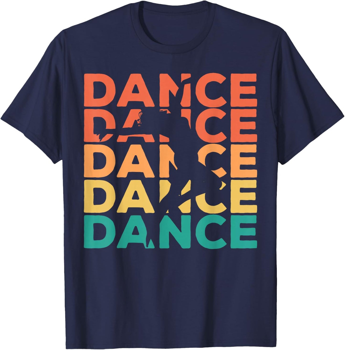 Retro Vintage Dancing Gift Dancers Small T-Shirt - T-Shirt | Navy