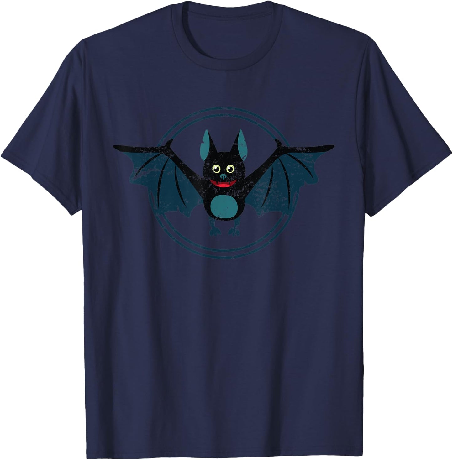 Toddlers Gift Cute Bat Costume Halloween T-Shirt - T-Shirt | Navy