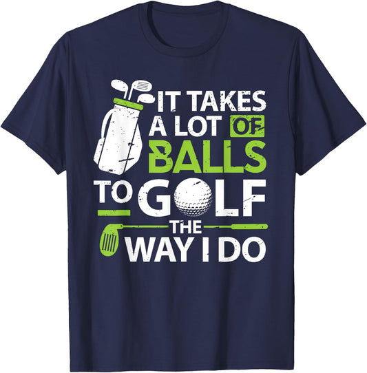 Funny Golf Shirts Golf Player Golfer Women T-Shirt - T-Shirt | Navy