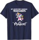 Unicorn Girl AP Computer Science Teacher Gift Awesome Funny T-Shirt - T-Shirt | Navy