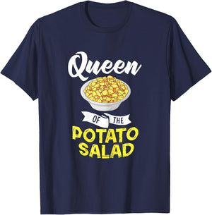 Potato Salad Gift Egg Seasoning Vegan T-Shirt - T-Shirt | Navy