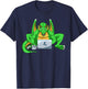 Funny Dragon Winged Flying Fire Breathing Mythical Creature T-Shirt - T-Shirt | Navy