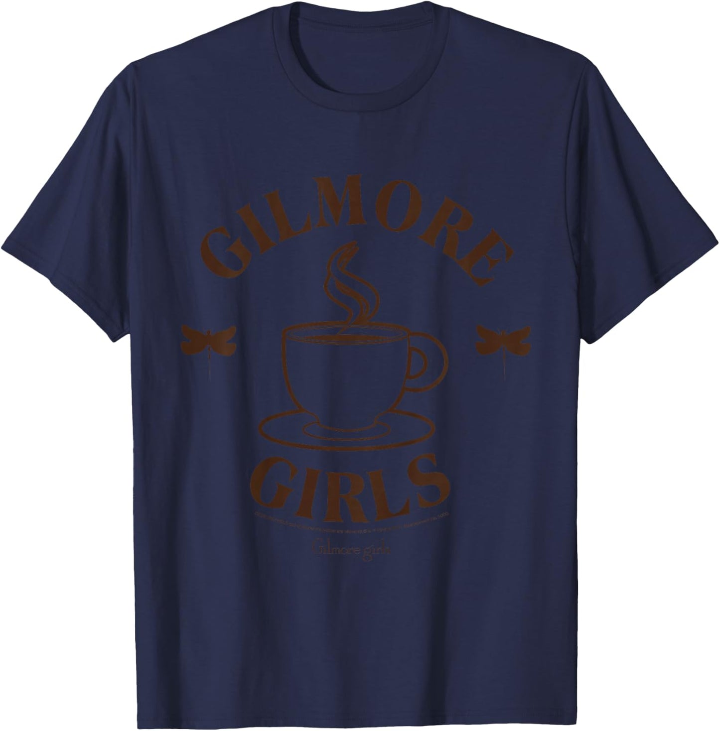 Kids Gilmore Girls Coffee Cup Logo T-Shirt - T-Shirt | Navy