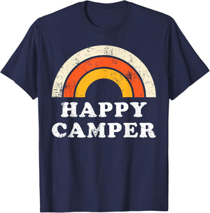 Happy Camper Shirt. Shirts Shirts Graphic T-Shirt - T-Shirt | Navy