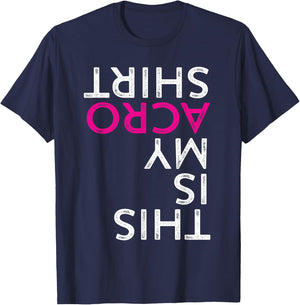 Funny Acro Gift Acrobatic Arts Yoga Dance T-Shirt - T-Shirt | Navy