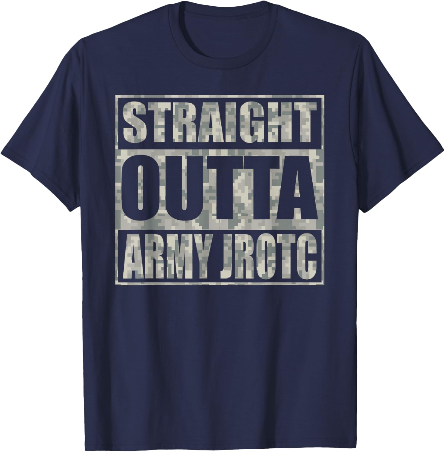Straight Outta Army JROTC for Army Junior ROTC Cadets T-Shirt - T-Shirt | Navy