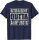 Straight Outta Army JROTC for Army Junior ROTC Cadets T-Shirt - T-Shirt | Navy