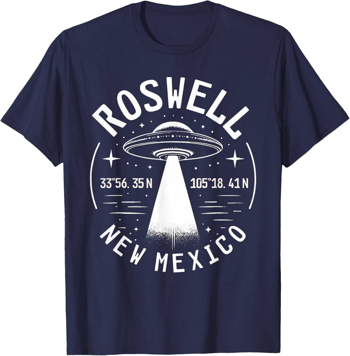 Roswell New Mexico Alien UFO Area 51 T-Shirt - T-Shirt | Navy