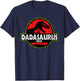 Dadasaurus Dinosaur Rex Father Day For Dad Funny Gift T-Shirt - T-Shirt | Navy