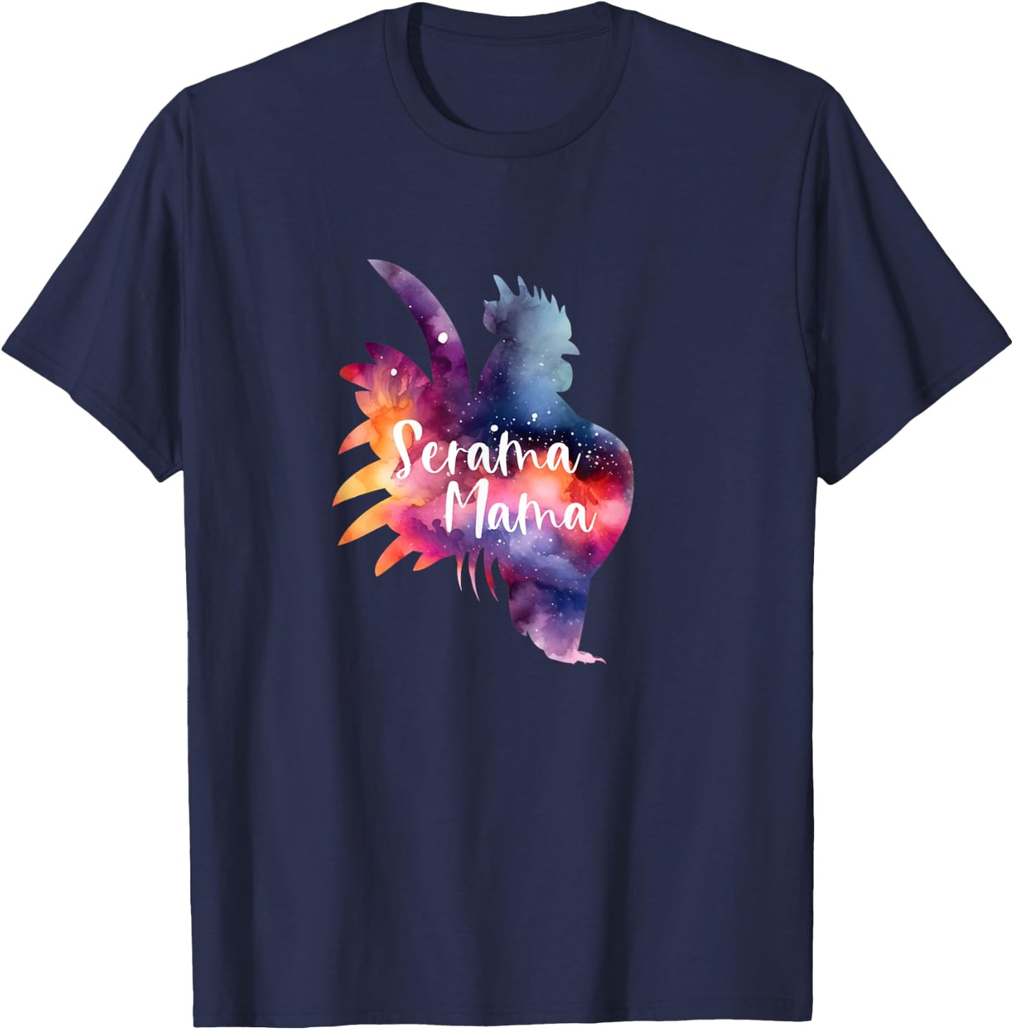 American Serama Mama Show Chicken Hen Rooster Tiny T-Shirt - T-Shirt | Navy