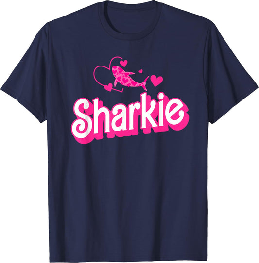 Cute Shark Kids Funny Shark T-Shirt - T-Shirt | Navy