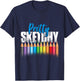 Pretty Sketchy Art T-Shirt - T-Shirt | Navy