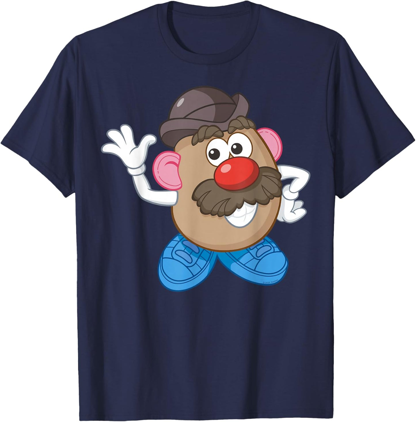 Mr. Potato Head Simple Portrait T-Shirt - T-Shirt | Navy