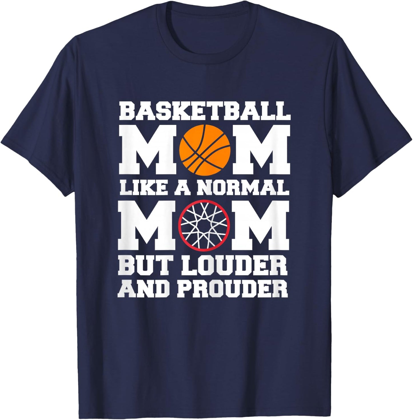 Basketball Mom T-Shirt - T-Shirt | Navy