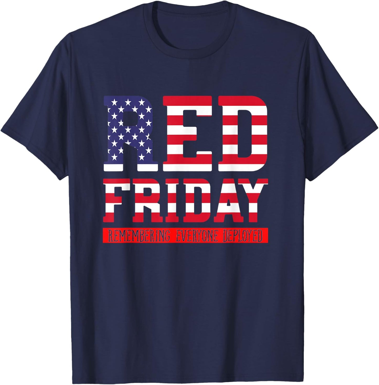Red Friday - Deployment Outfit Military Support Gift T-Shirt - T-Shirt | Navy