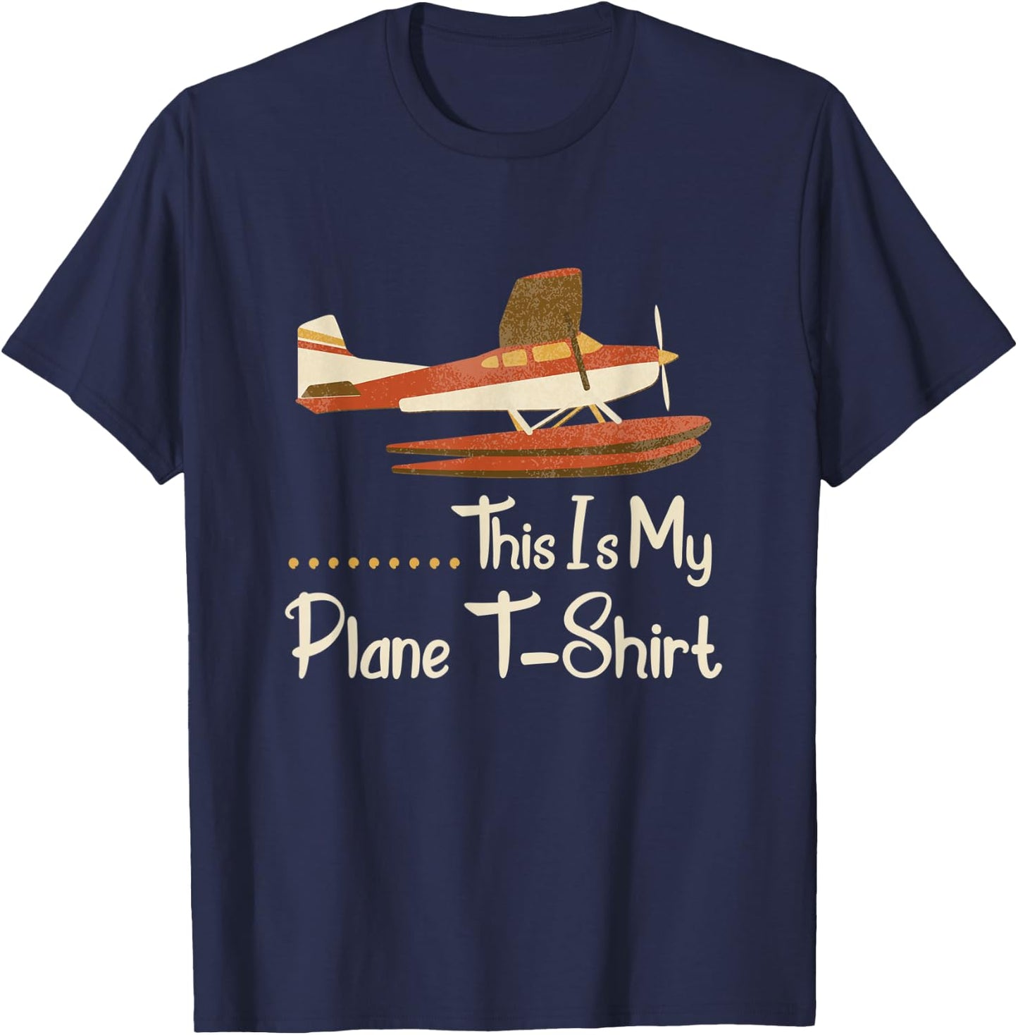 This is my Plane Pilot T-Shirt - T-Shirt | Navy