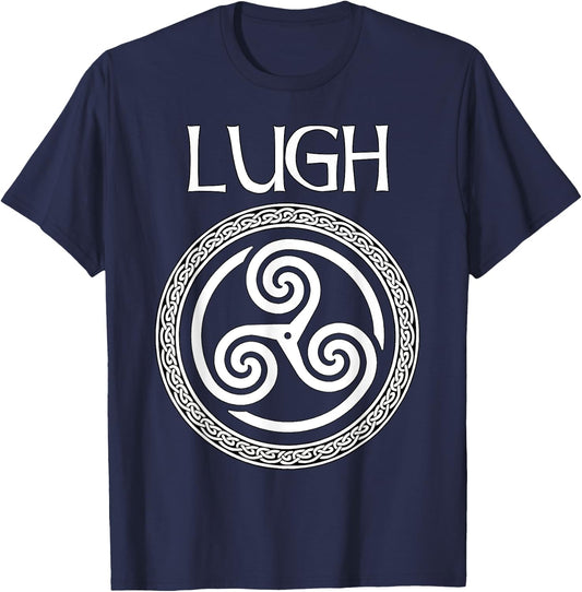 Lugh Celtic God of Kings, Justice and the T-Shirt - T-Shirt | Navy