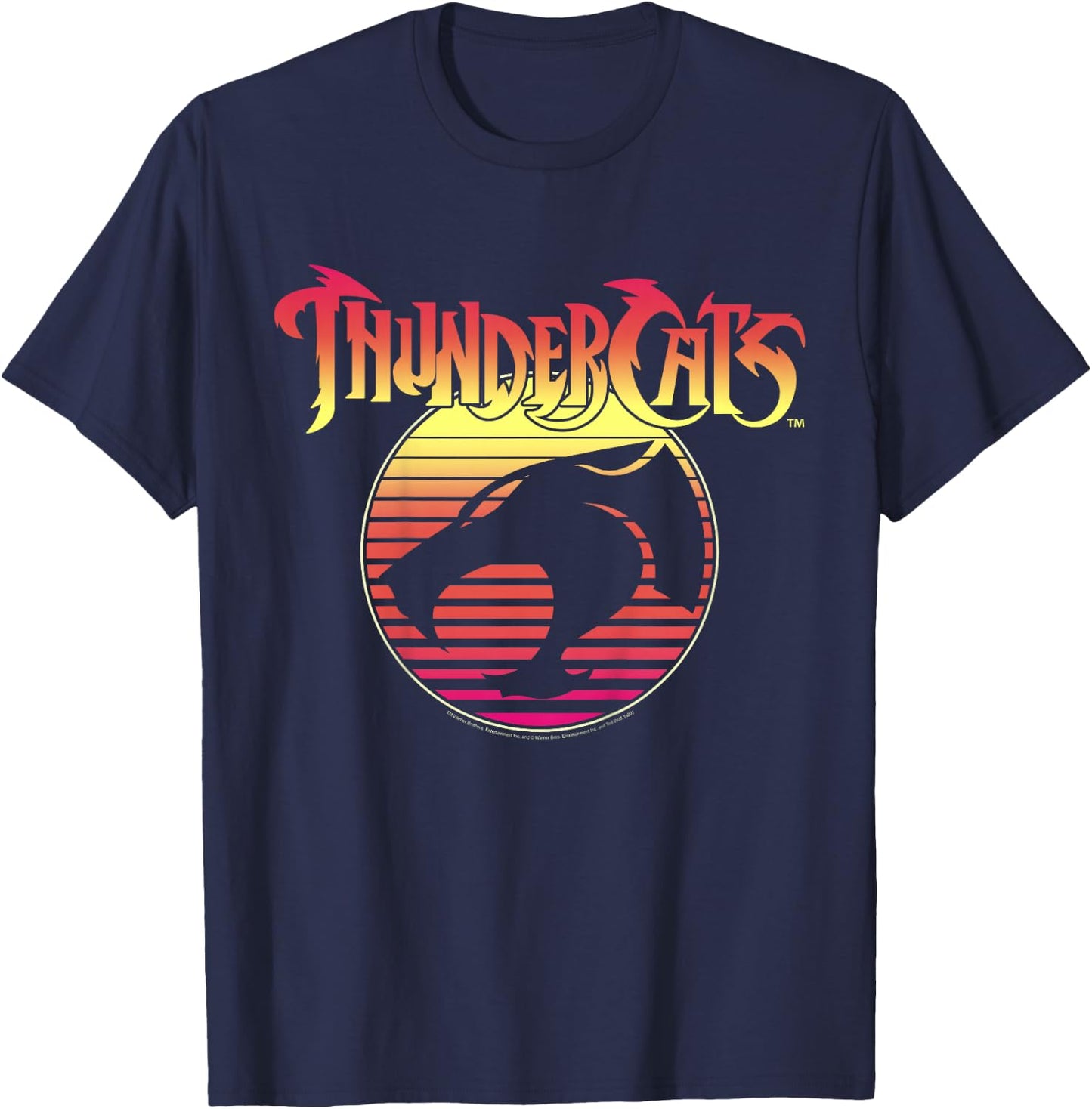 Kids ThunderCats Neon Gradient Logo T-Shirt - T-Shirt | Navy
