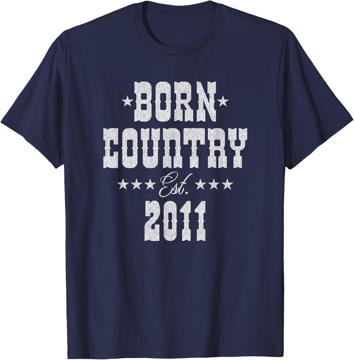 14 Year Old Country Music 14th Birthday T-Shirt - T-Shirt | Navy
