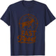 Fast Food Funny Hunter Gift Deer Hunting T-Shirt - T-Shirt | Navy