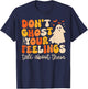 Don't Ghost Your Feelings Talk About Them Halloween T-Shirt - T-Shirt | Navy