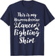 Neuroendocrine Cancer Awareness Zebra Ribbon This Is My Canc T-Shirt - T-Shirt | Navy