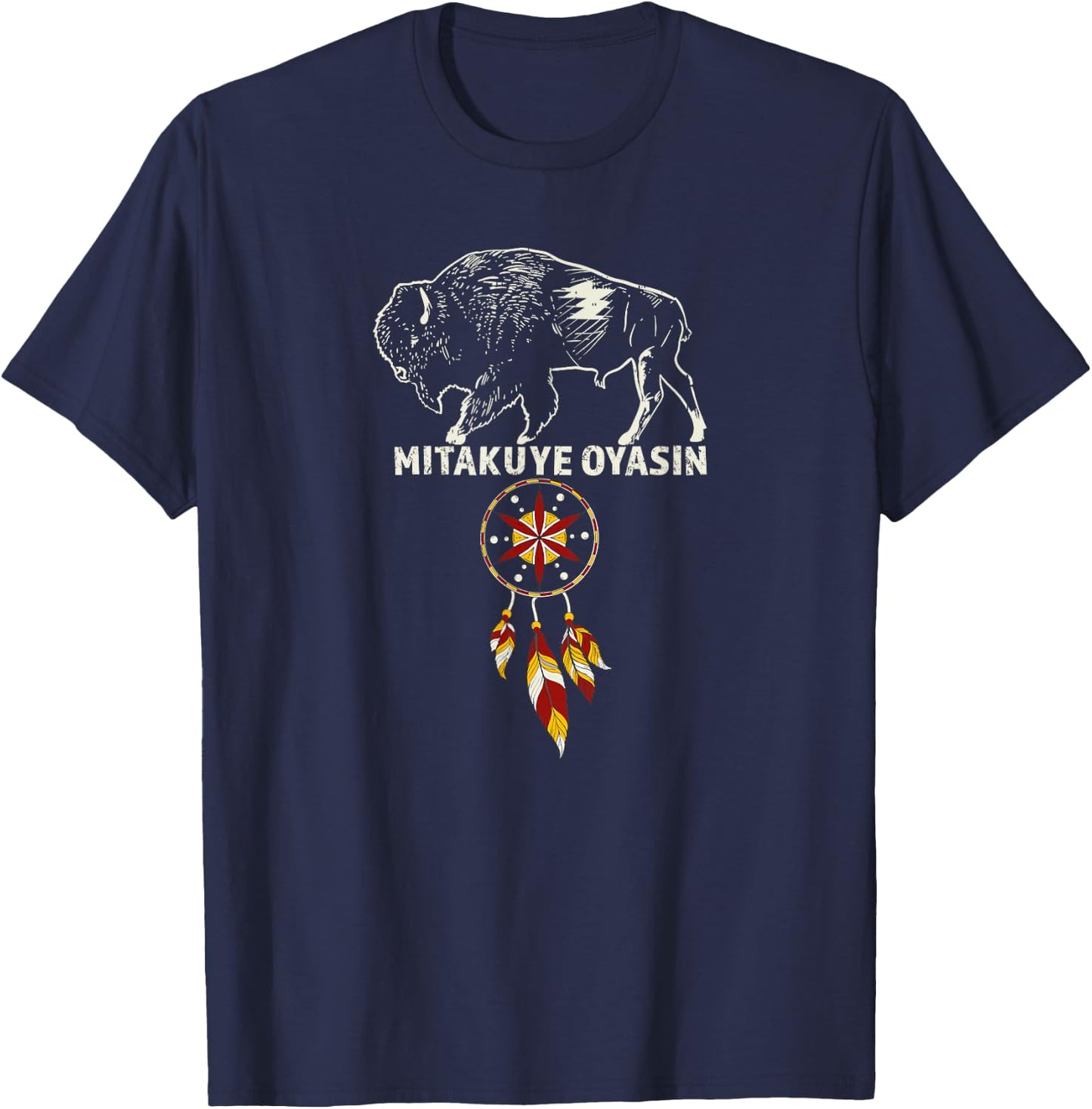 Native American Pride I Lakota Tribe Teton Sioux Nation T-Shirt - T-Shirt | Navy