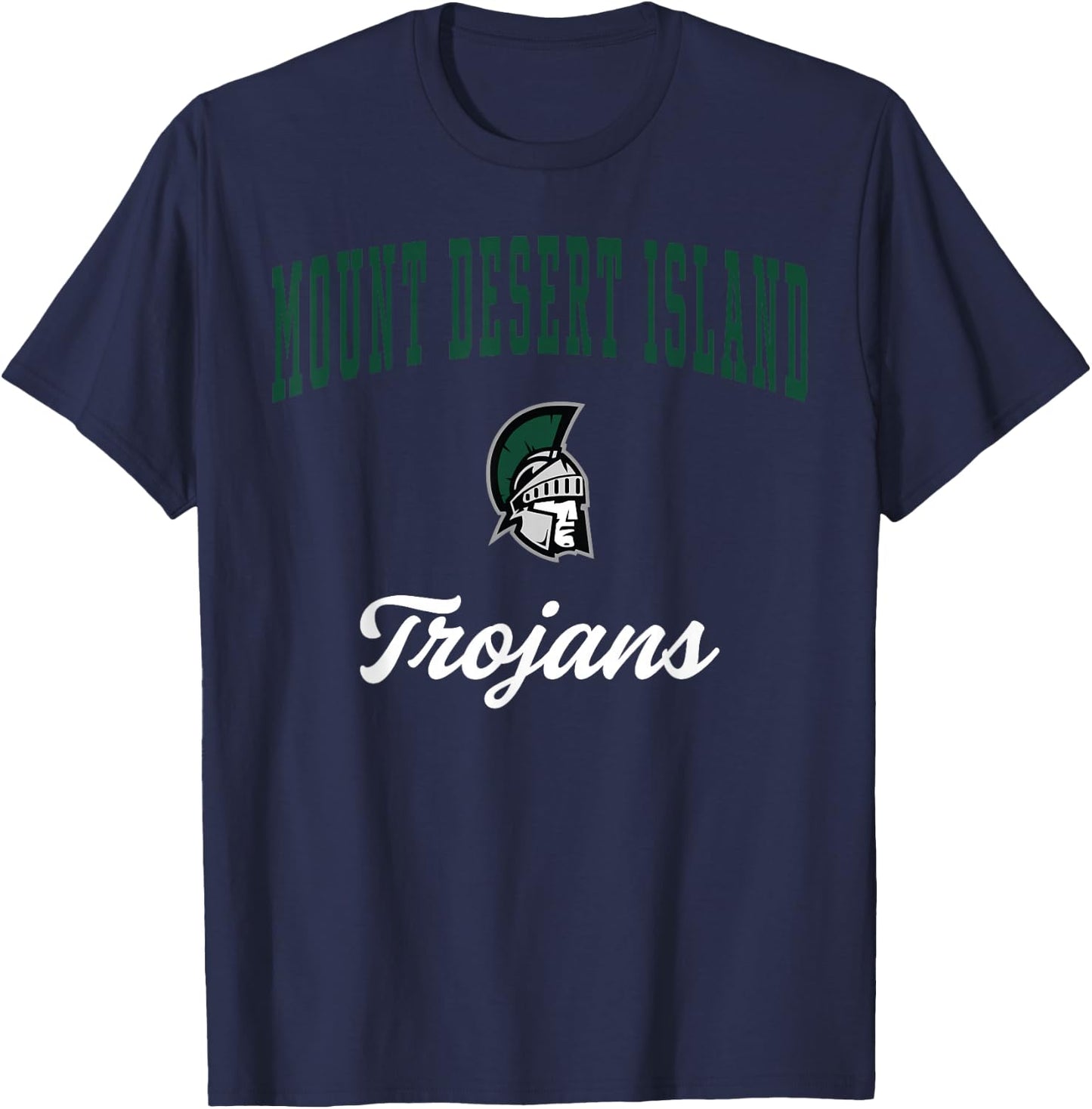 Mount Desert Island High School Trojans T-Shirt - T-Shirt | Navy