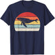Vintage Retro Humpback Whale T-Shirt - T-Shirt | Navy