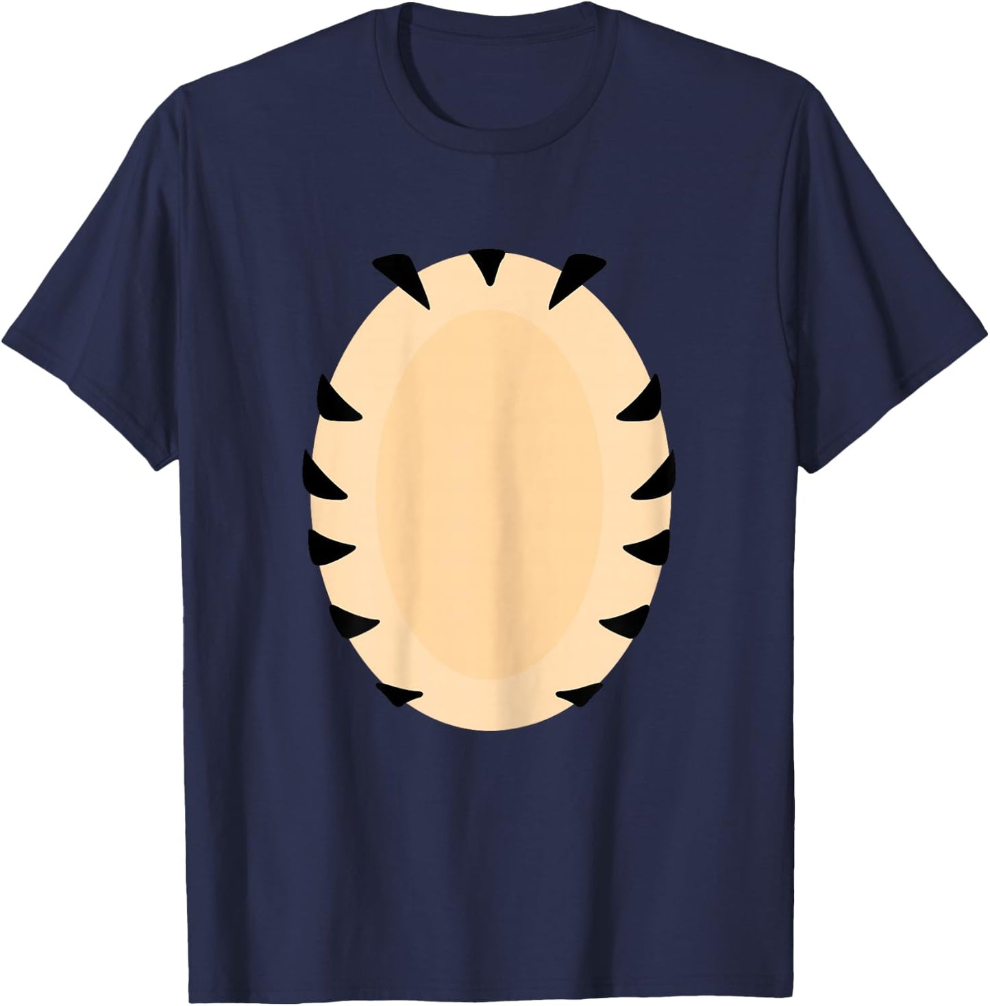 Tiger Costume Orange Adult DIY T-Shirt - T-Shirt | Navy