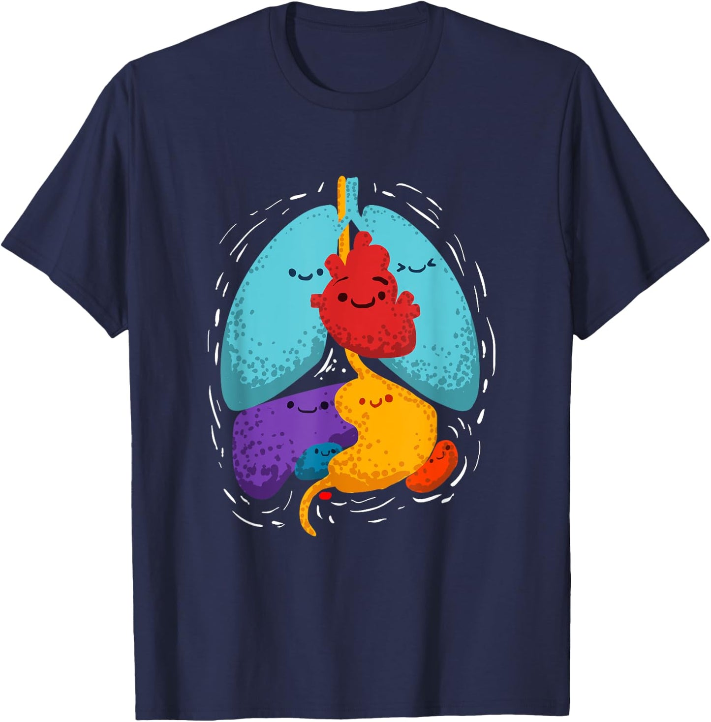 Inner Organs Anatomy Gift A Medical Student T-Shirt - T-Shirt | Navy