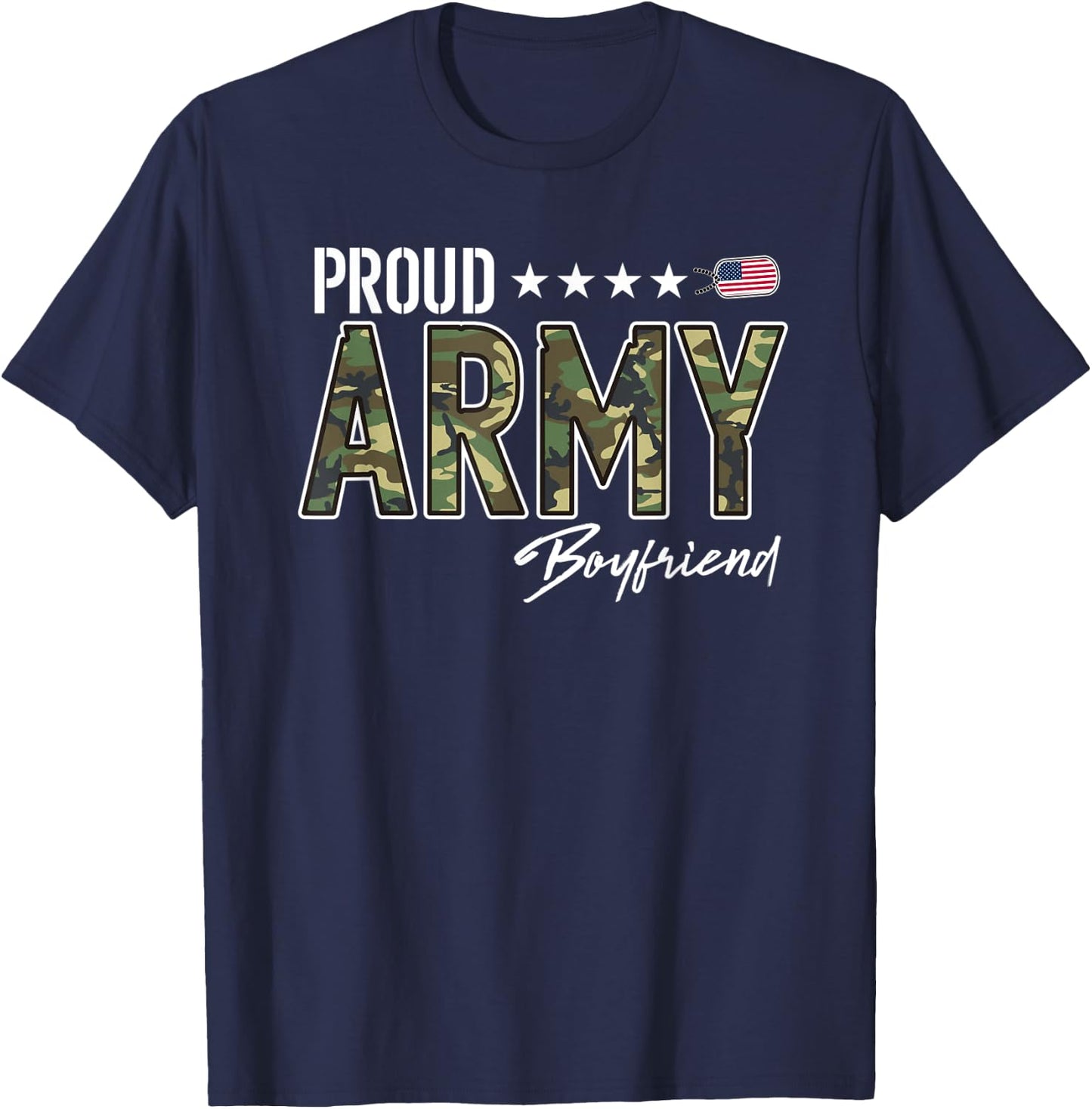 OCP Proud Army Boyfriend T-Shirt - T-Shirt | Navy