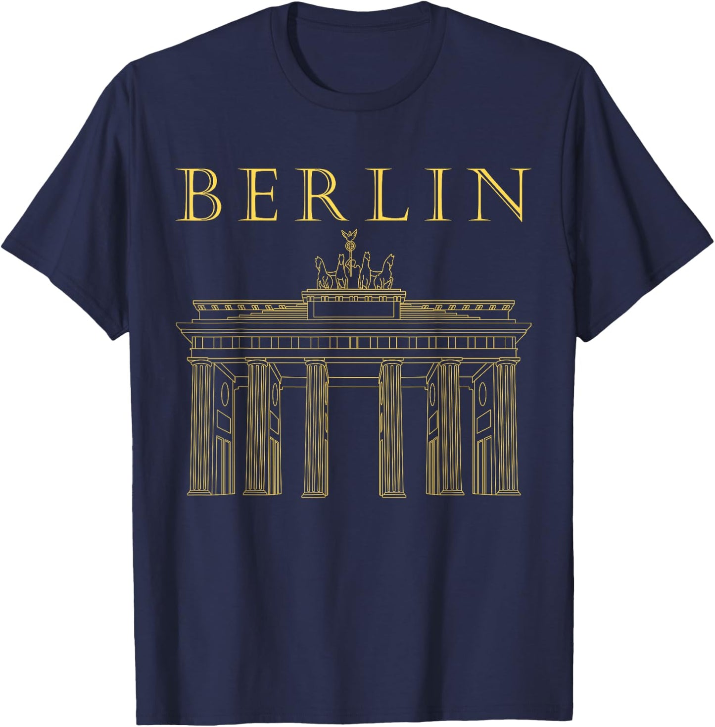 Berlin - Brandenburg Gate T-Shirt - T-Shirt | Navy