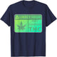 Likely High! May Contain THC Weed Smoking Quote T-Shirt - T-Shirt | Navy