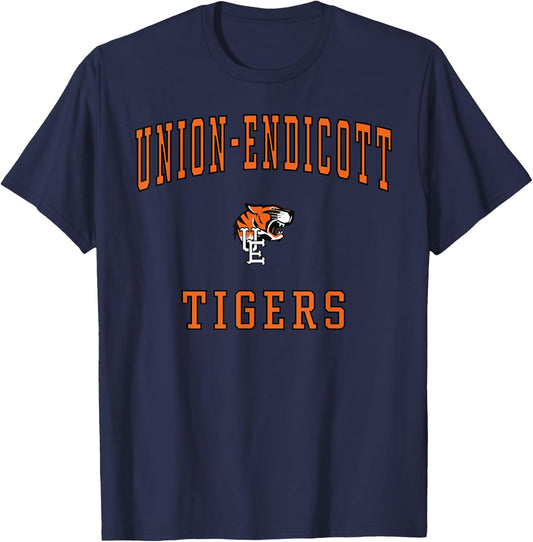 Union-Endicott High School Tigers T-Shirt - T-Shirt | Navy