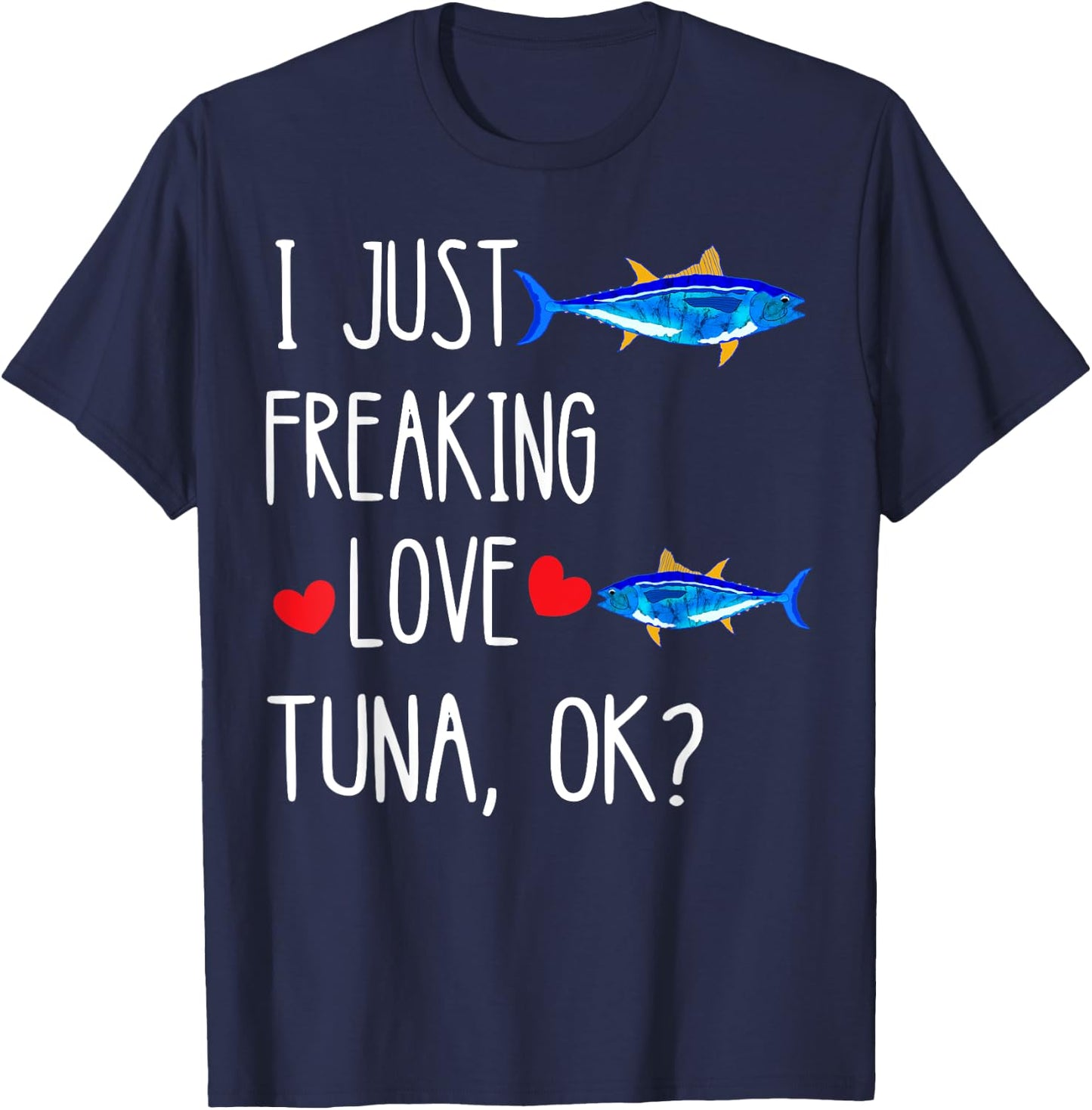Tuna Tuna Canister Predatory Fish Fishing Food Fish Food T-Shirt - T-Shirt | Navy