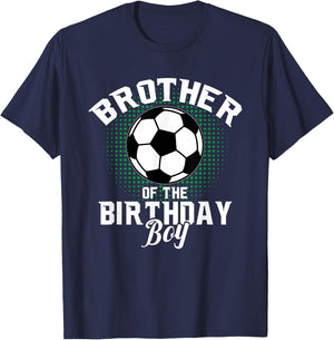 Brother of The Birthday Boy Soccer Lover Gifts Father's Day T-Shirt - T-Shirt | Navy